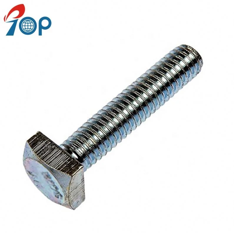 
Plain Finish Coarse Thread Square Head Machine Bolt 