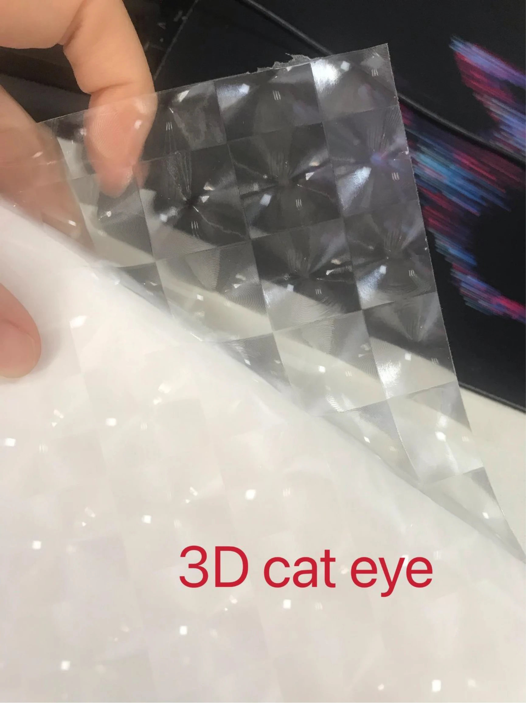 Оптовая продажа дешевая пленка прозрачная самоклеящаяся с холодным ламинированием голографическая