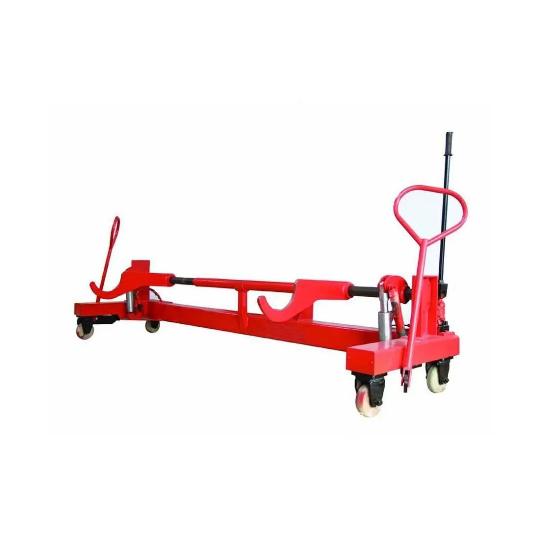 High Capacity Customized Manual Hydraulic Weaving Warp Beam Trolley
