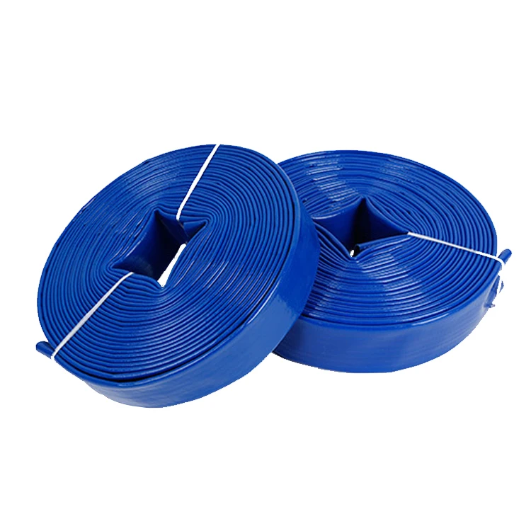 China Supplier Tractor Reeler Layflat Hose Blue  Pipe Hose For Water Reeler Layflat Hose