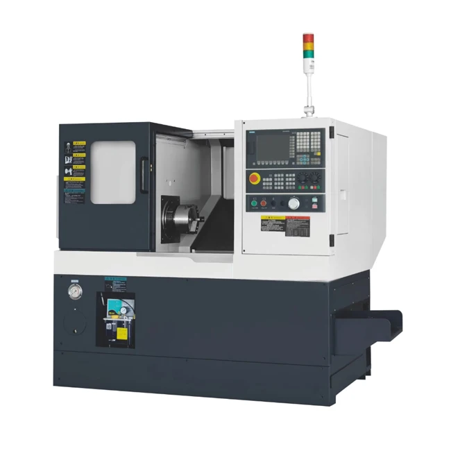 Wholesales Machine Tool 3 Axis Mini CNC Slant Bed Lathe Live Gang Tool