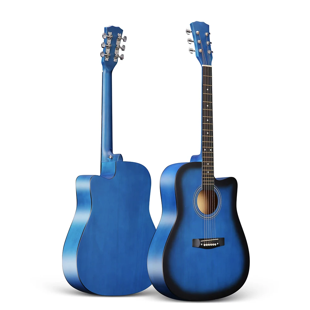 HOTSELL 41 INCH CUTAWAY ACOUSTIC GUITAR WITH MATE COLOR