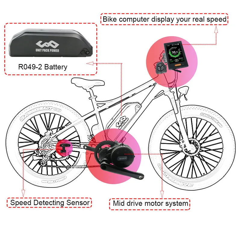 52v 21ah Jumbo Shark E bike batteries Ebike  Battery Pack electric bicycle lithium battery