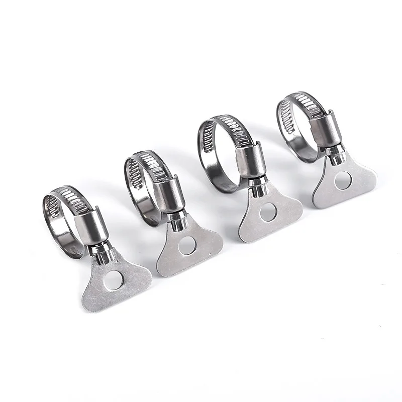 Stainless Steel 304 German Type Adjustable Hose Clamp German-style Hose Clips With Handle