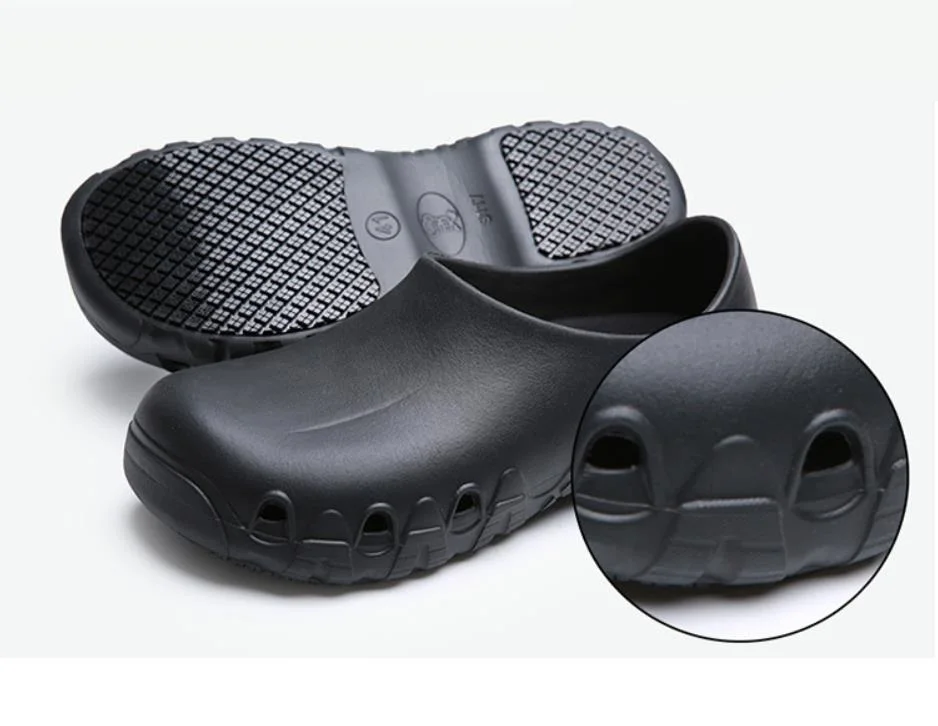Professional Working Shoes Best Chef Kitchen Clog Oil Resistant Non Slip Chef Shoes
