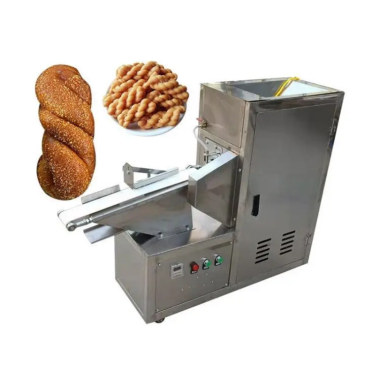 Original factory pretzel machinery four layer fried dough twists chain with cheap price