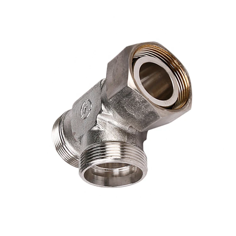 WholesaleSteel Pipe Fittings Quality 3 Way Elbow Hydraulic carbon steel barred tee