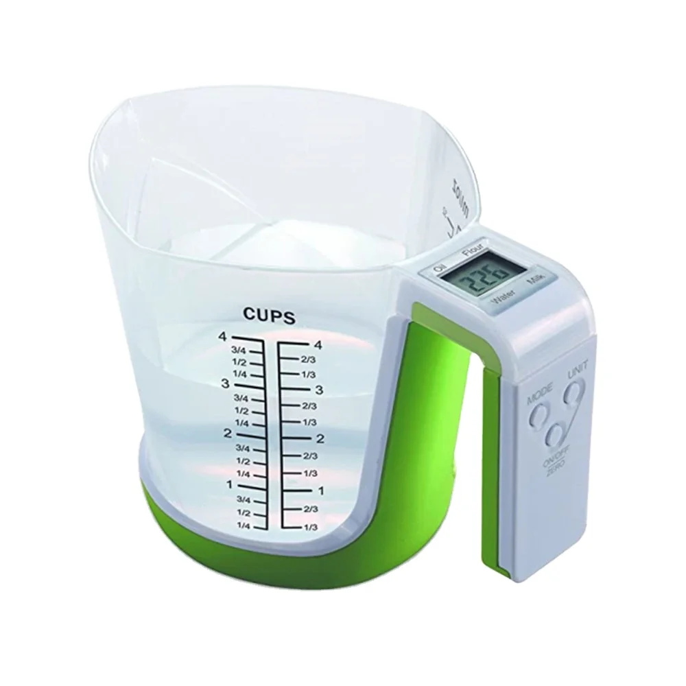 Electronic Kitchen Measuring Cup Tool Graduated Digital Jug With Scales Multifunctional Weigh Measurement LCD Display