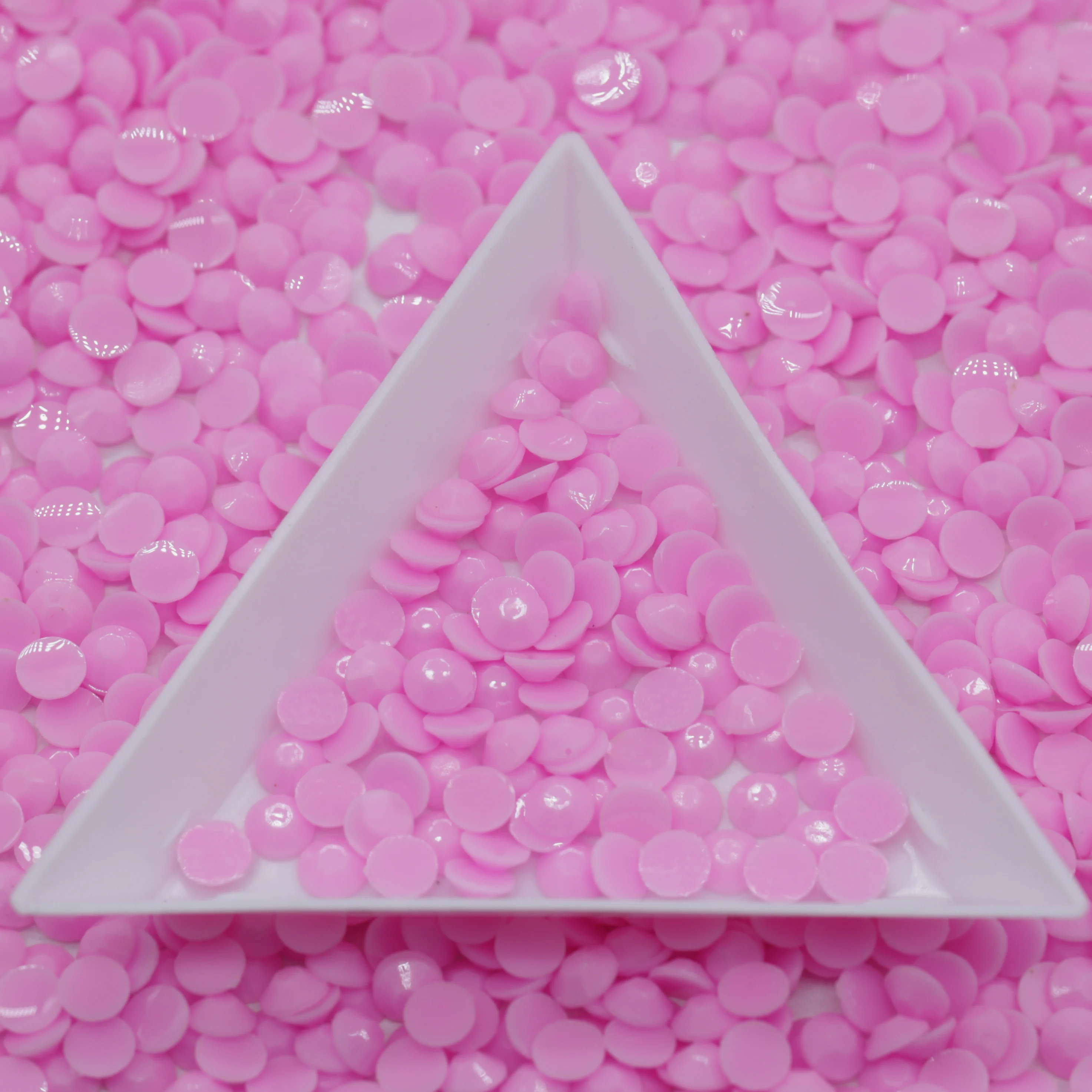 WHATSTONE New Macaron Color Flat Back 4mm 5mm Macaron Coral Jelly Resin Rhinestone Bulk For Cup Diy