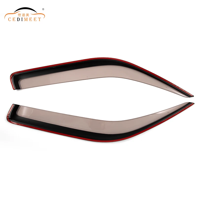 Factory Wind Deflector Vent Window Visor Acrylic Material Sun Shade Car Accessories Door Visor For Hiace 2005-2018