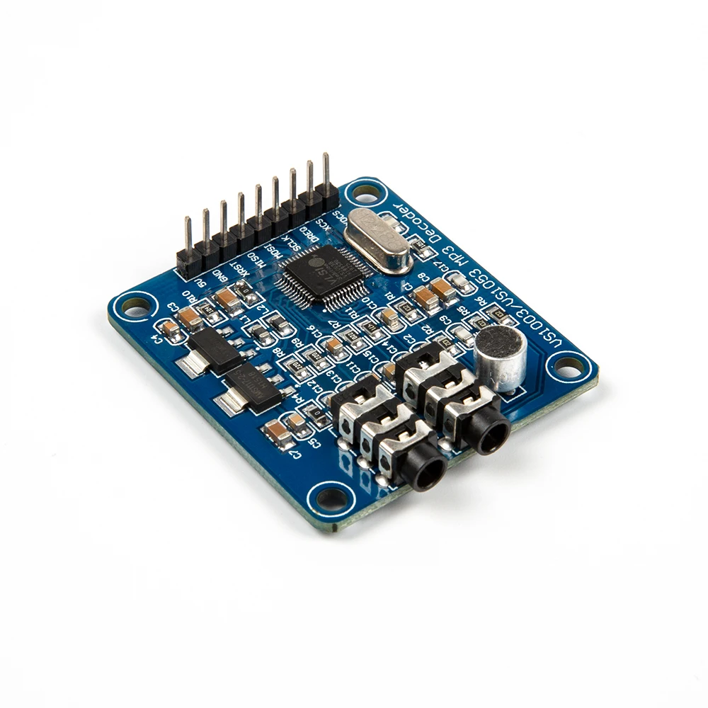 VS1003B MP3 Decoder Module DAC Board Audio Spectrum Analyzer Recording Function FM Converter Decoder Decodificador