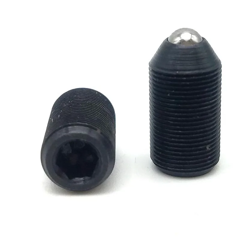 BMPJ Black Oxide Fine Thread Light Load Ball Plunger with Spring Inner Hexagon M3-M8