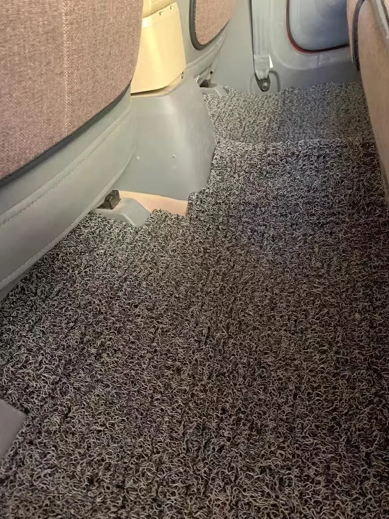 New design PVC Coil car mat roll foot floor mat car carpet