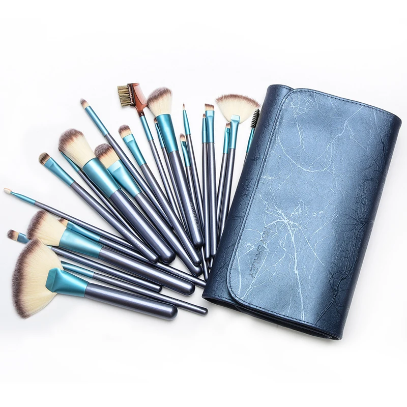
2020 New Arrival 22pcs Royalblue Cosmetic Brush Tools Beauty High Quality Makeup Brush Set 