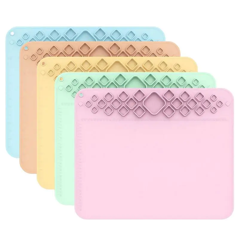 2023 new arrivals diamond scale ruler kid toy creative drawing art creator silicone craft palette for silicone painting pad mats