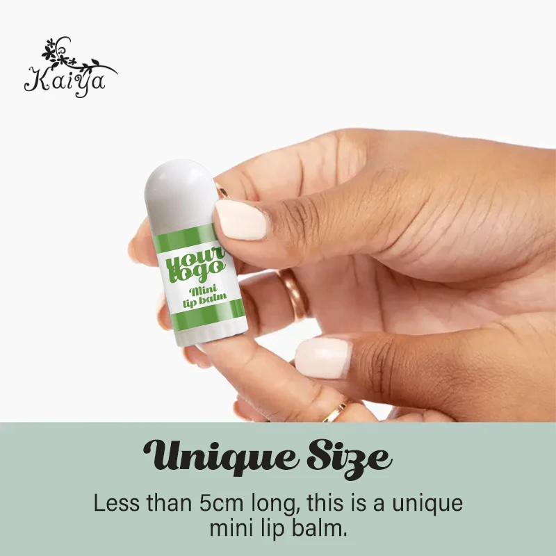 Custom Full Color Portable Skin Care Daily Lips Treatment Repair Multiple Flavors Natural SPF Hydrating Mini Lip Balm