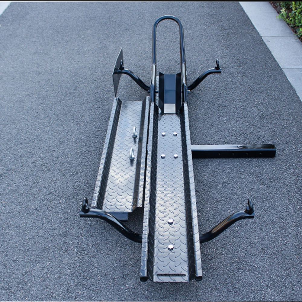 Motorcycle Car Trailer Square Bar Car Trailer Frame Luggage Rack Rear Trailer Tail Three Port Motorcycle Frame