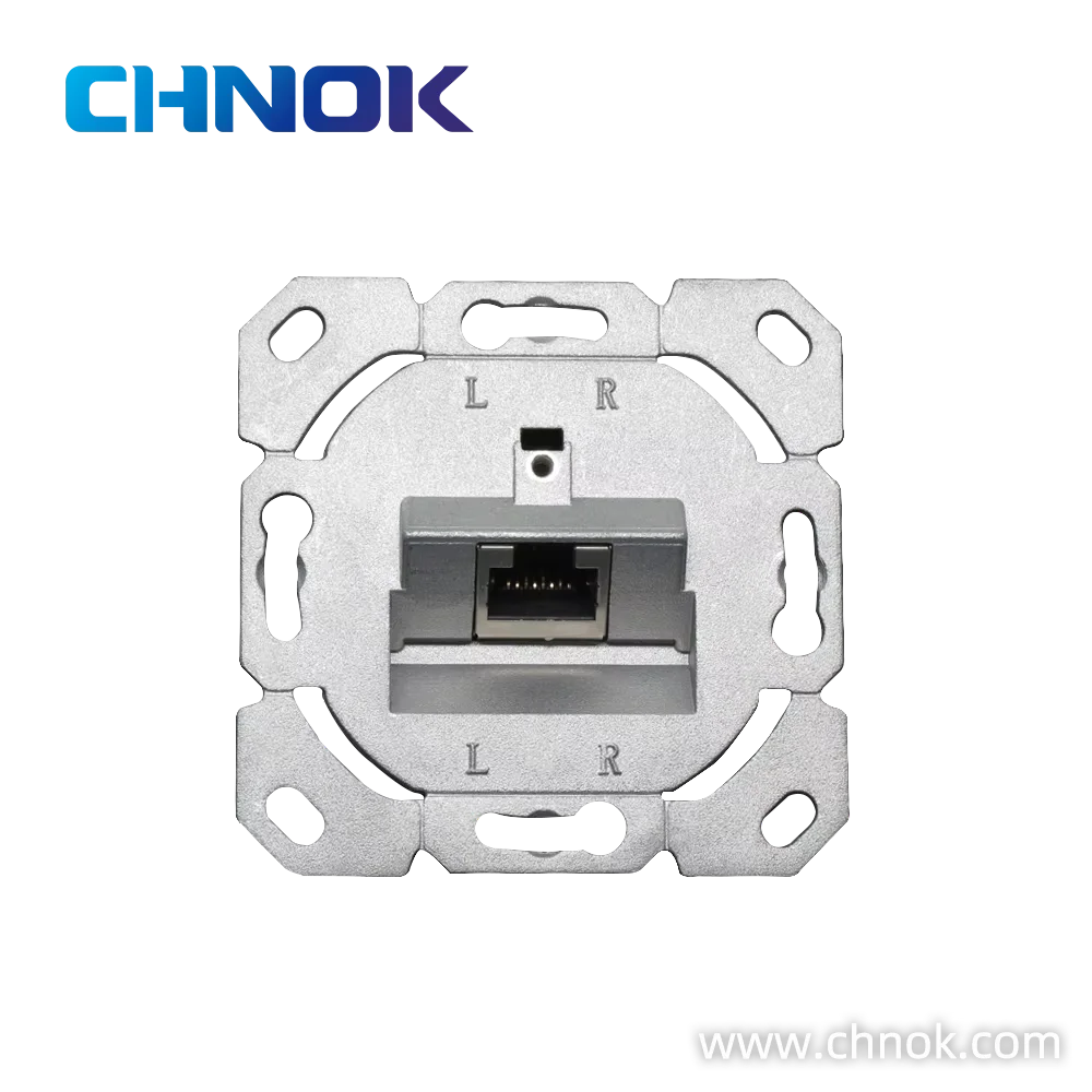 CAT6 shielded IDC (LSA) outlet x 1 port