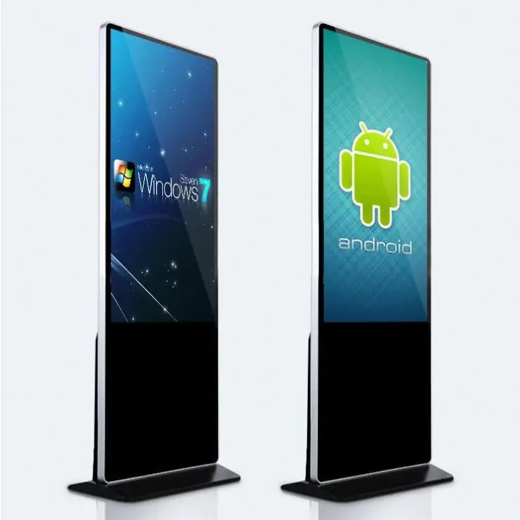 Waterproof Ip65 Lcd Displays Free Standing Touch Screen Advertising Player Digital Signage Outdoor Stand