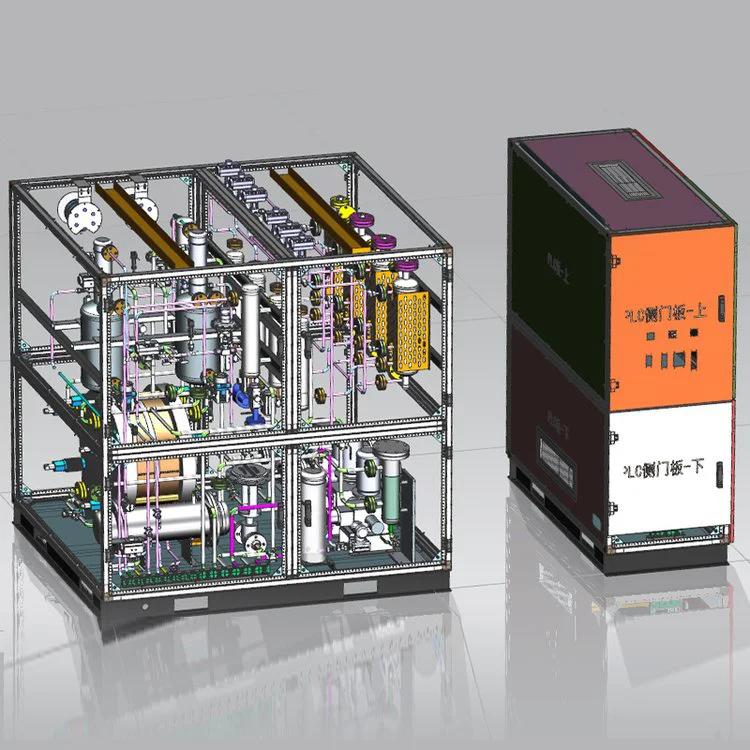 Low noise and low power consumption PEM membran hydrogen generator fuel cell electrolyzer green hydrogen plant making machine