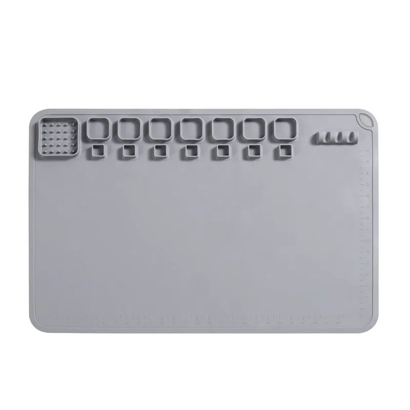 New Arrivals 2024 Silicone Art Mat Craft Paint Easy Clean Silicone Craft Mat With Cup Kid Silicone Painting Art Mat