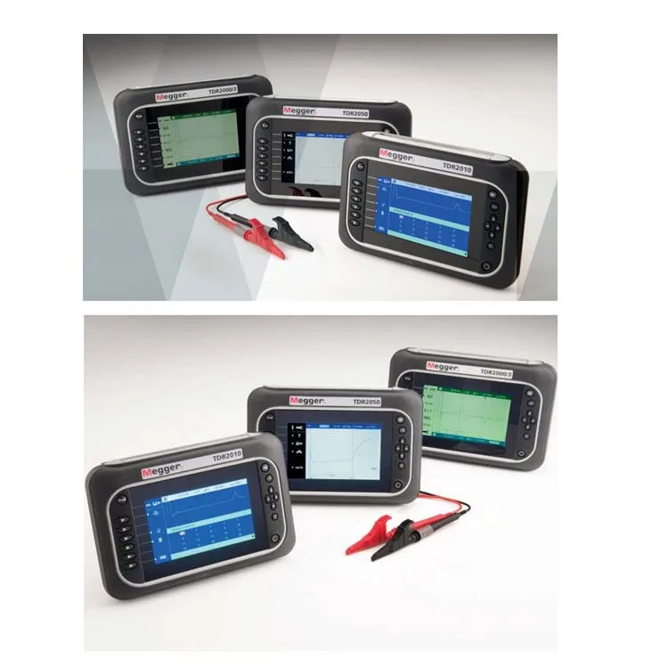 Megger TDR2000/3  Dual Channel Comm s - Compact Time Domain Reflectometer (Cable Fault Locator) with Mini-Clip Test Leads