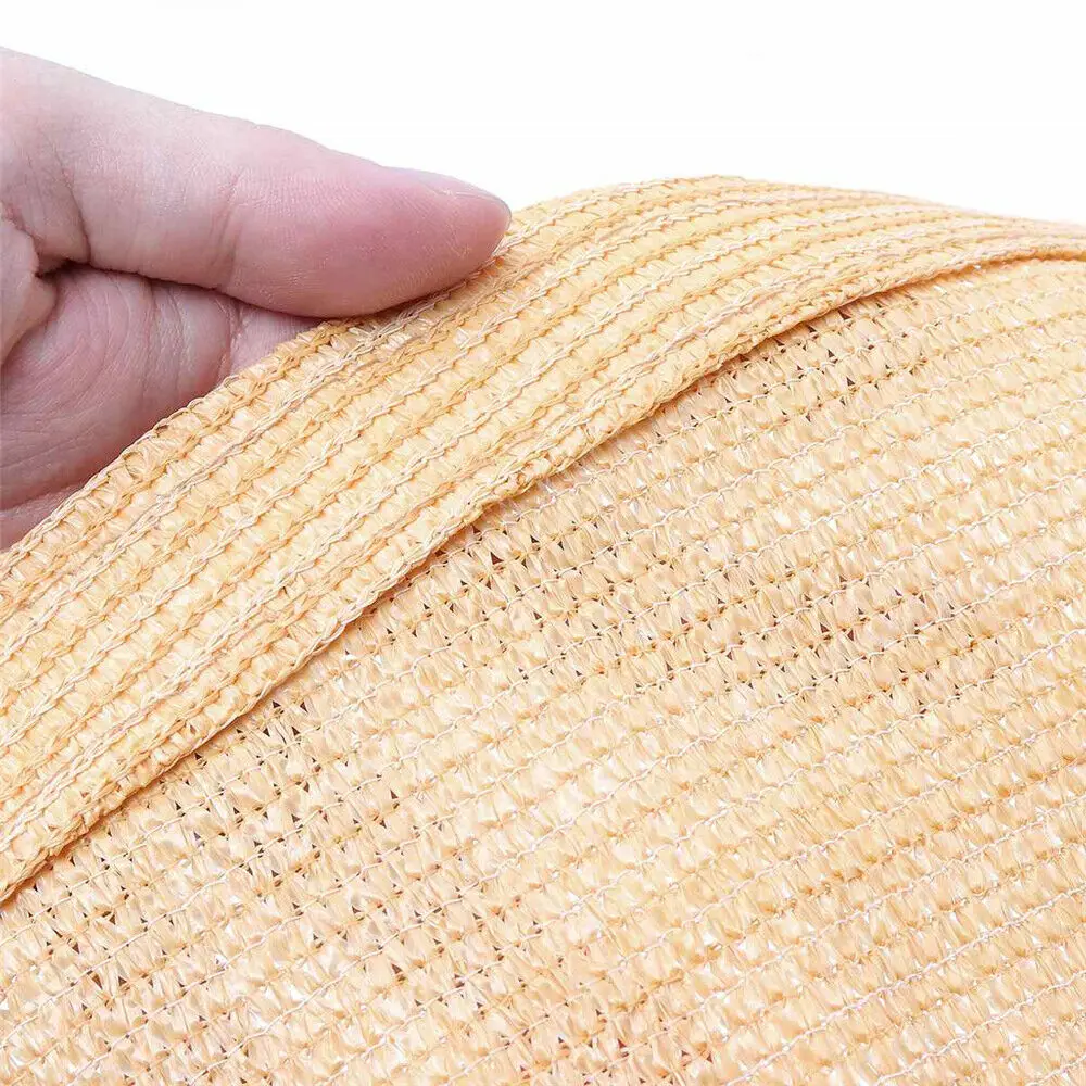 
5 years Sand color Beige color Flat wire 185GSM 100% Virgin HDPE add 5% UV for sun Shade sail Net 