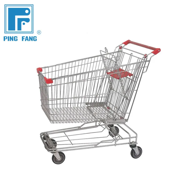 Hot Sale German Style Metal Supermarket Shopping Cart German Supermarket Trolley