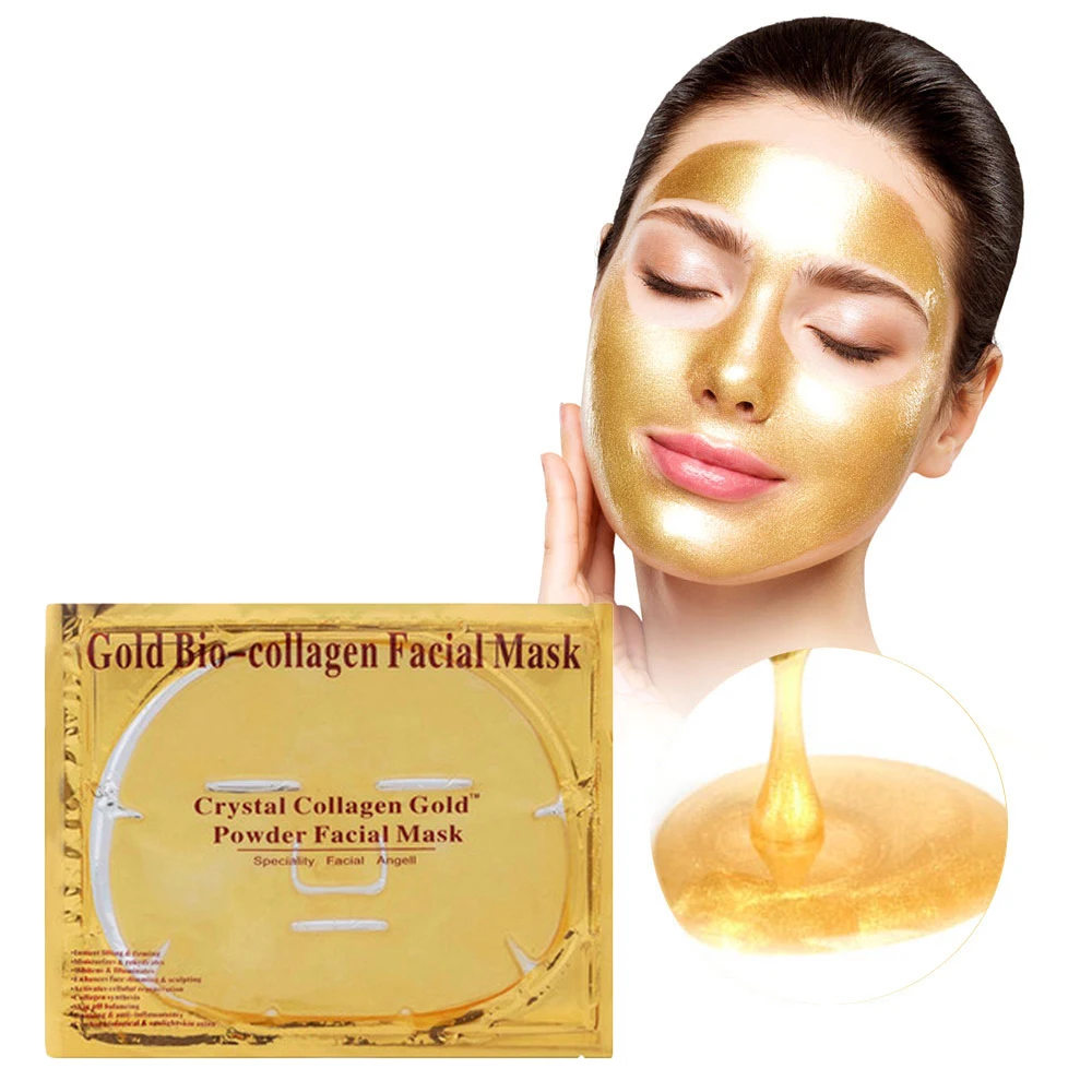 Collagen Facial Mask lifting and tightening hydrogel 24K gold facial mask cosmetics wholesale moisturizing facial