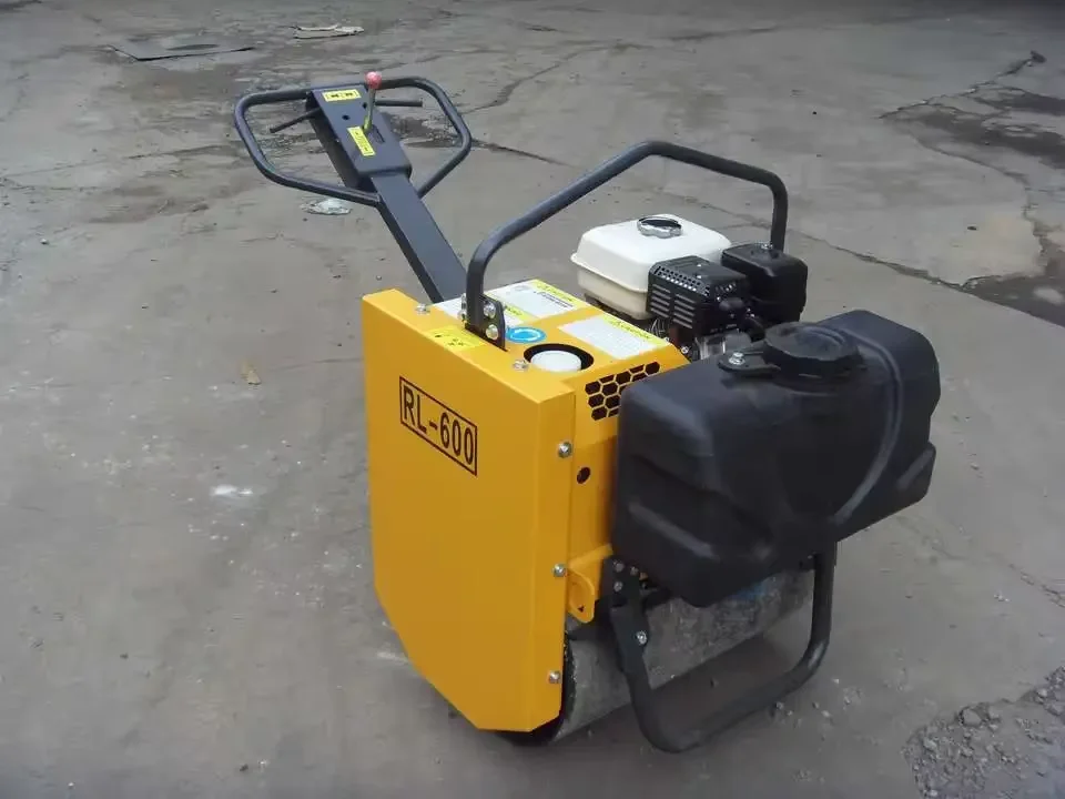 Small Vibrating Walk-Behind Single Drum 300Kg Diesel Engine Compactor Roller Road Roller Machine Road Rollers For Parking Lots