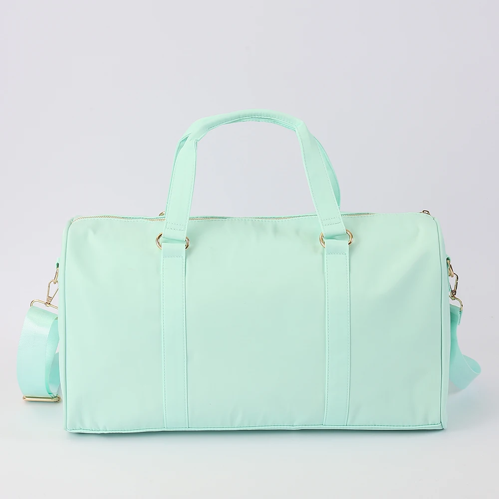 2021 High Quality Personalized Fashion Nylon Ballet Luggage bags Zip Closure Travel Holdall Weekender Duffle Bag