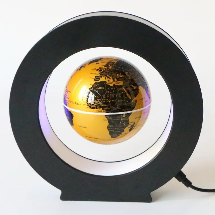 Craft Gift Floating LED Light Electronic Anti Gravity Globe Magnetic Levitation Night Lamp
