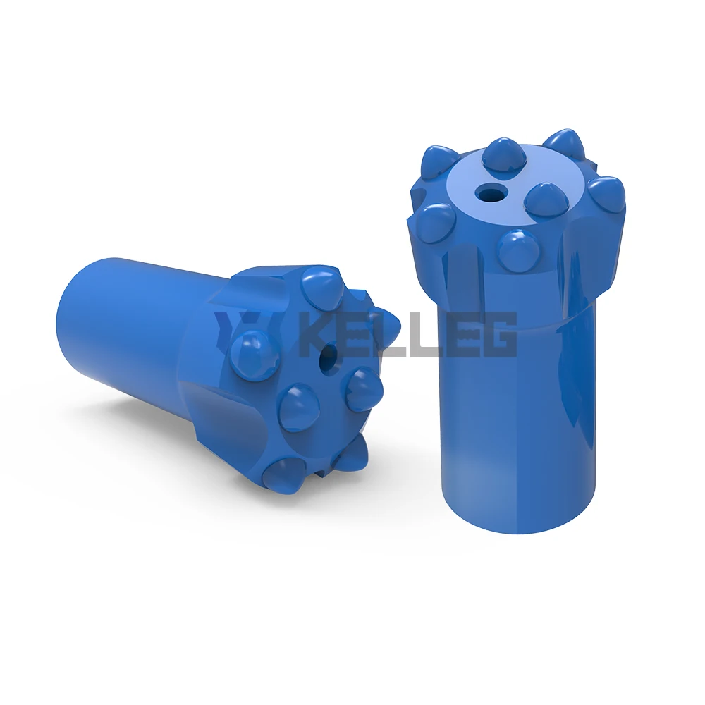 Top Hammer Rock Drilling Tools R32 51/54/57mm Rod Button Drill Bits Thread Bit