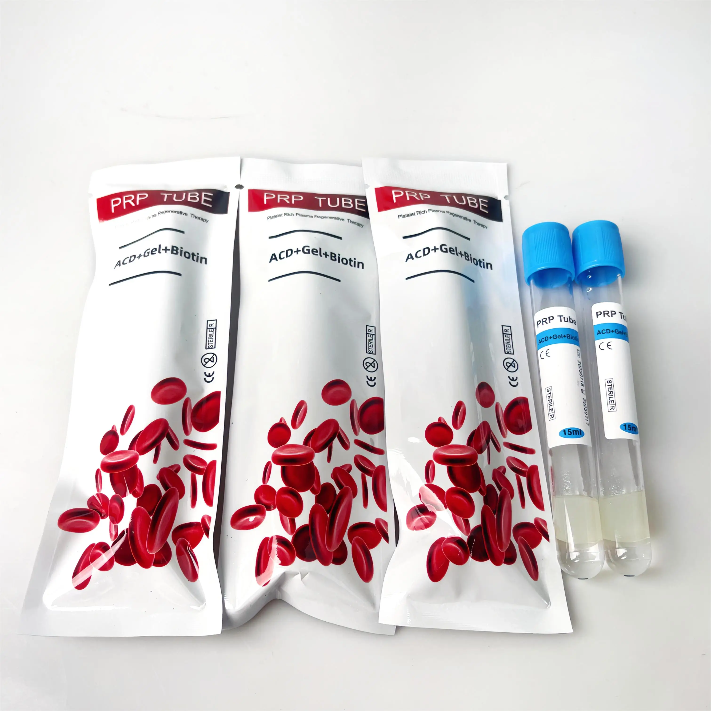 Rich Plasma Separation PRP Tube with ACD Gel boitin for hair /OZM vacuum blood collection tube