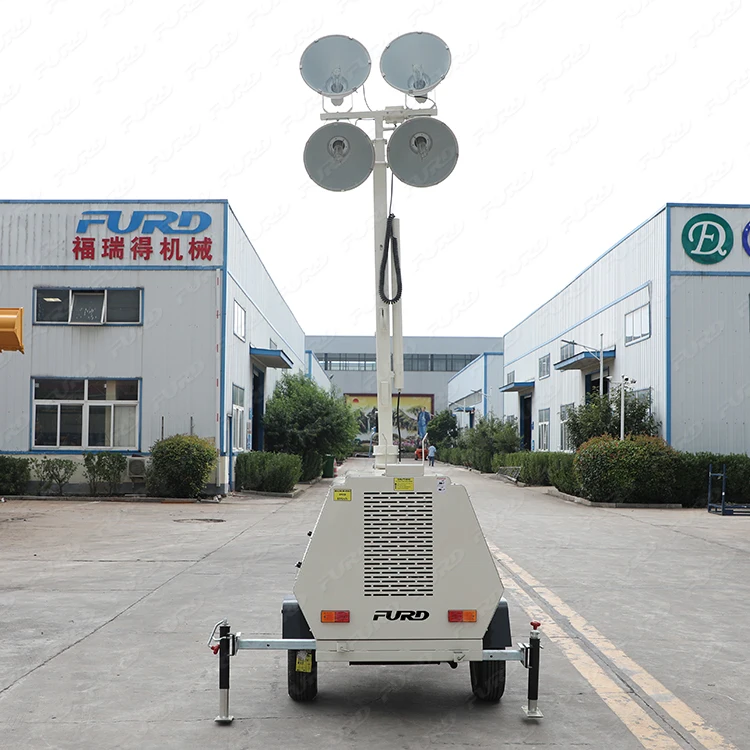 Mast Beacon Trailer Wind Stadium Construct Mobile Diesel Light Towers FZMDTC-1000B