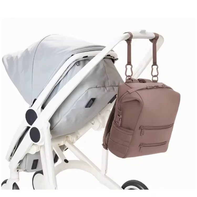 Custom Neoprene Baby Bag Travel Nappy Bag Backpack Waterproof With Changing Station Baby Nappy Baby Diaper Bags