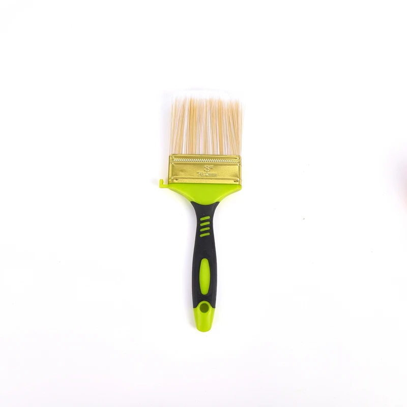 High Quality1/2/3inch Flat Paint Brushes  Soft Rubber Plastic Handle