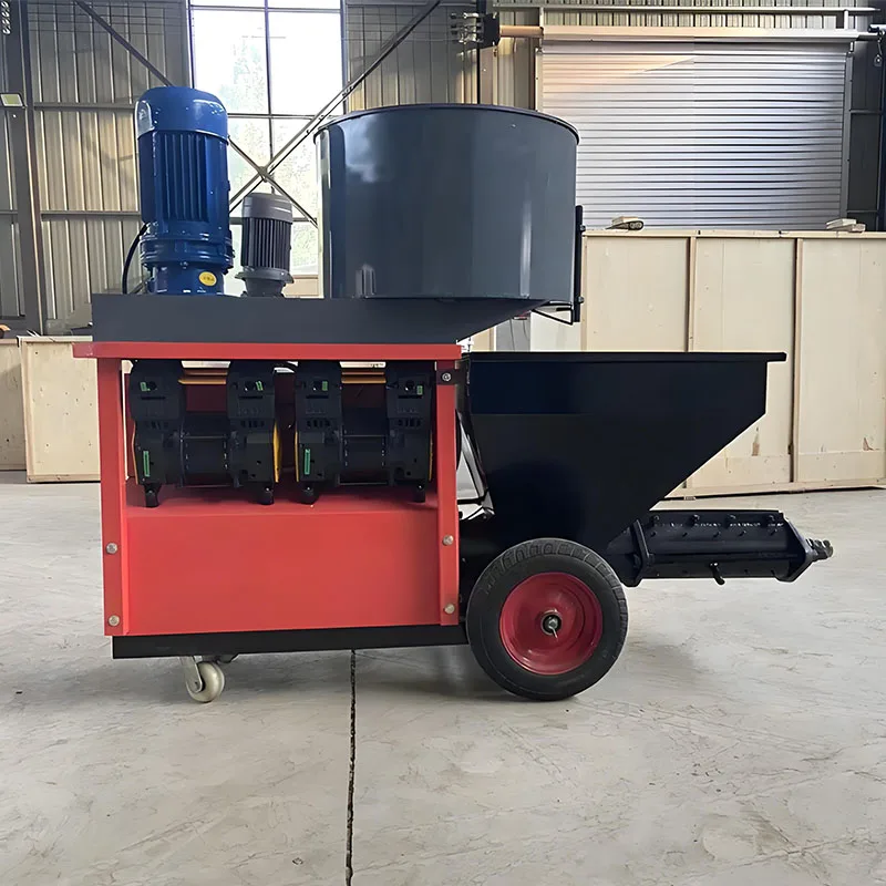 Portable Home Use 360L Mixer Wall Plaster Spraying Machine with Lowest Price