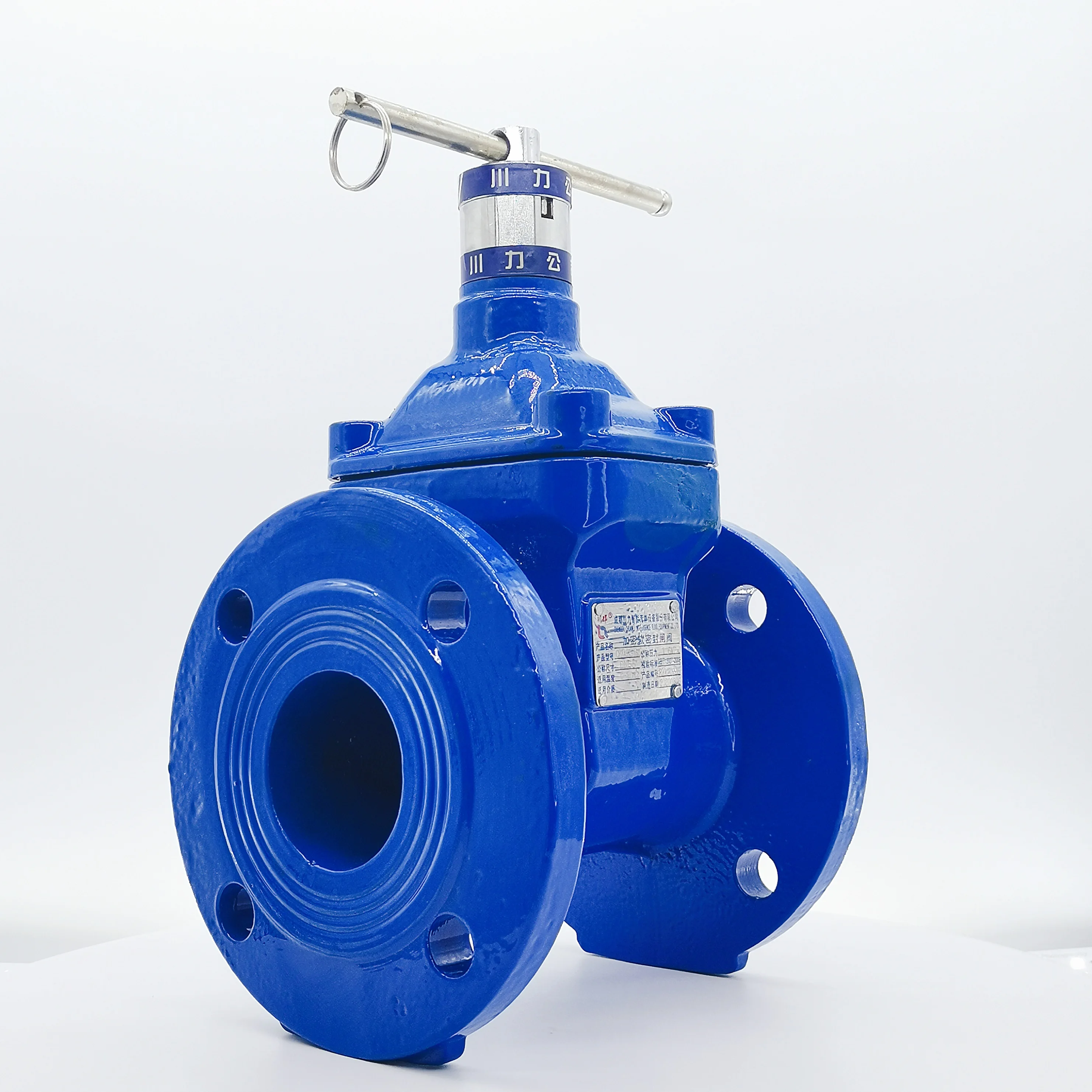Chinese valve manufacturer ductile iron dn65-dn300 flange gate valve is a water valve with convenient installation