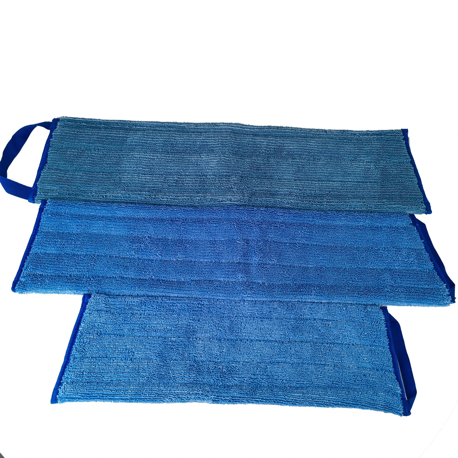 Household Warp Twisted Trapezoid Microfiber  Wet Reusable Flat  Floor Cleaning  Dust Refill 13*47cm   Mop Pad