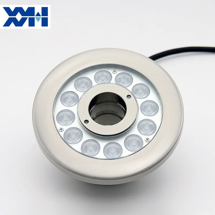 IP68 Waterproof RGB LED Water Jet Nozzle Stainless Steel Small Fountain Garden Landscape Outdoor Underwater Fountain Lights