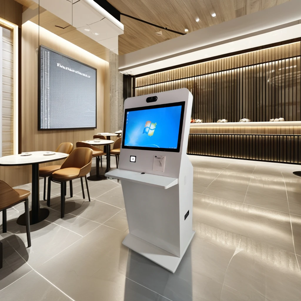 OEM Self Service kiosk payment Order Payment Touch Screen Kiosk Cash Register Pos System for supermarket shopping order machine