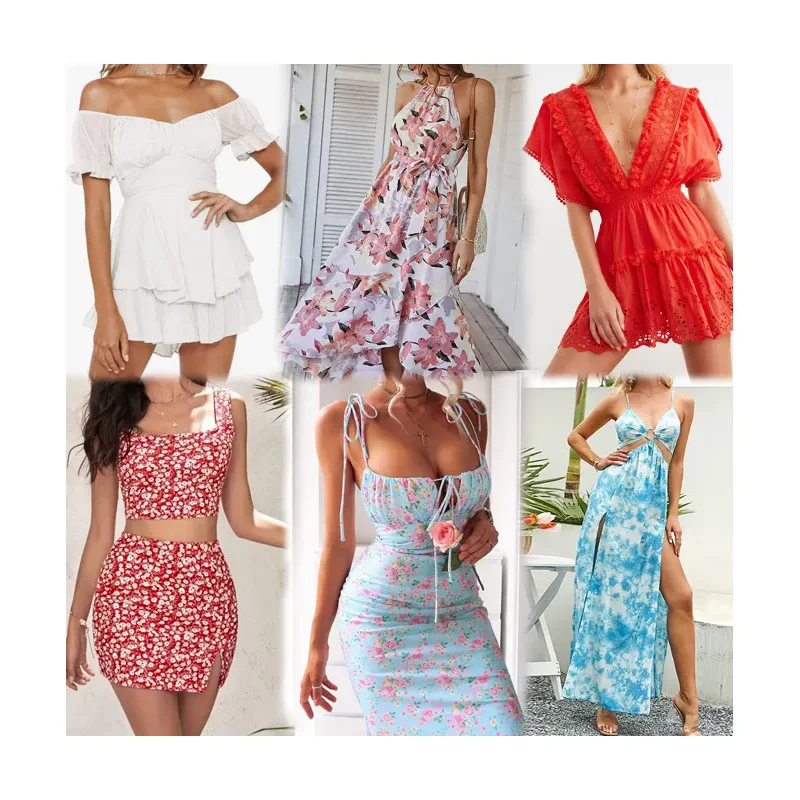 Womens Mix Wholesale Brand New Chic Evening Dress Apparel Stock Clothes Assorted Mixed Models Bales