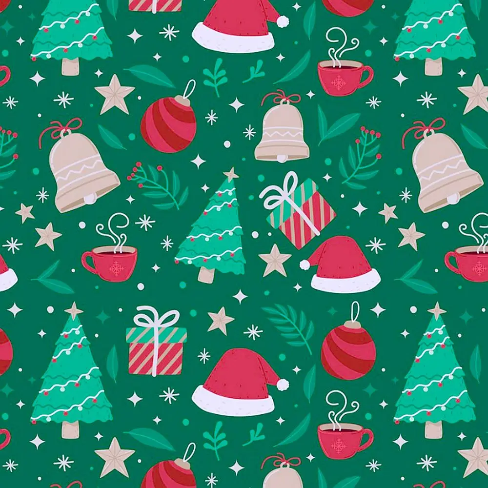 Christmas Collection: 100% Cotton Printed Fabrics Inspired by Christmas Decorations