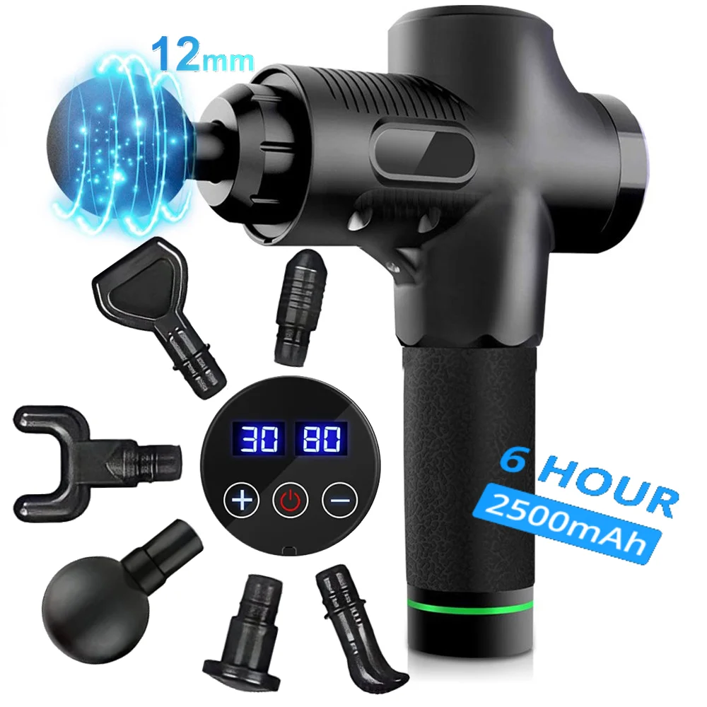 New Arrival Novel Electric Facial Muscle Relax Body Massager Deep Tissue Muscle Relaxator Muscular Massage Gun