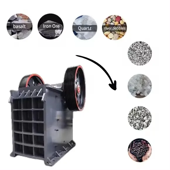 jaw crusher with belt conveyor stone crusher pe 150x250 model mobile jaw crusher