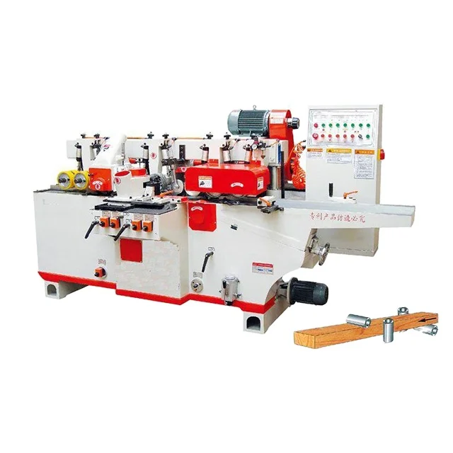 Woodworking Machinery 4 Sided Planer Four-side Moulder 008615244233006 20-150mm 30m/min 8-100mm 1300kg 2.2kw 2400*1500*1500mm