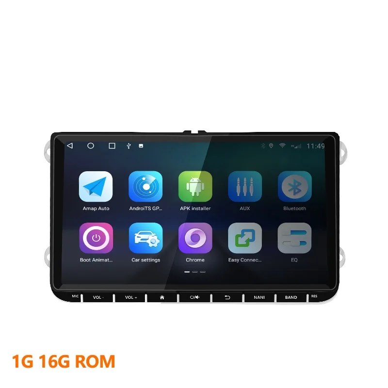 2   32G 9 дюймов android 8 0 для Фольксваген Гольф Поло Tiguan Passat b7 b6 SEAT leon Skoda Octavia автомобильный мультимедийный плеер Din