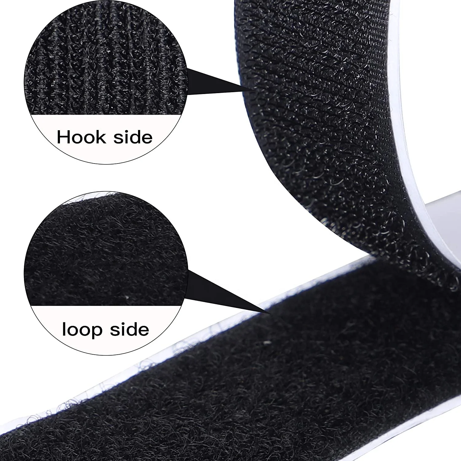 Strong Self Adhesive Hook and Loop Fastener Tape Nylon Sticker Adhesive Strips Glue Tape DIY Craft Accessories 16-150mm