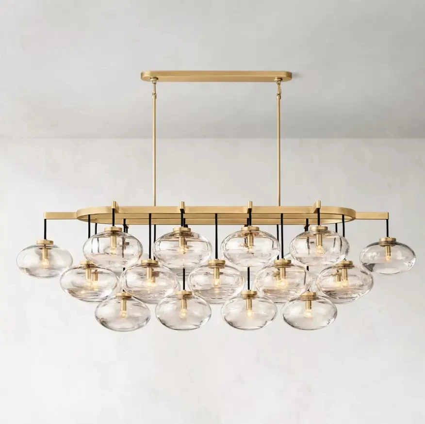 Custom American Style Hanging Lights For Living Room Crystal Lighting Luxury Modern Pendant Light Black Chandelier